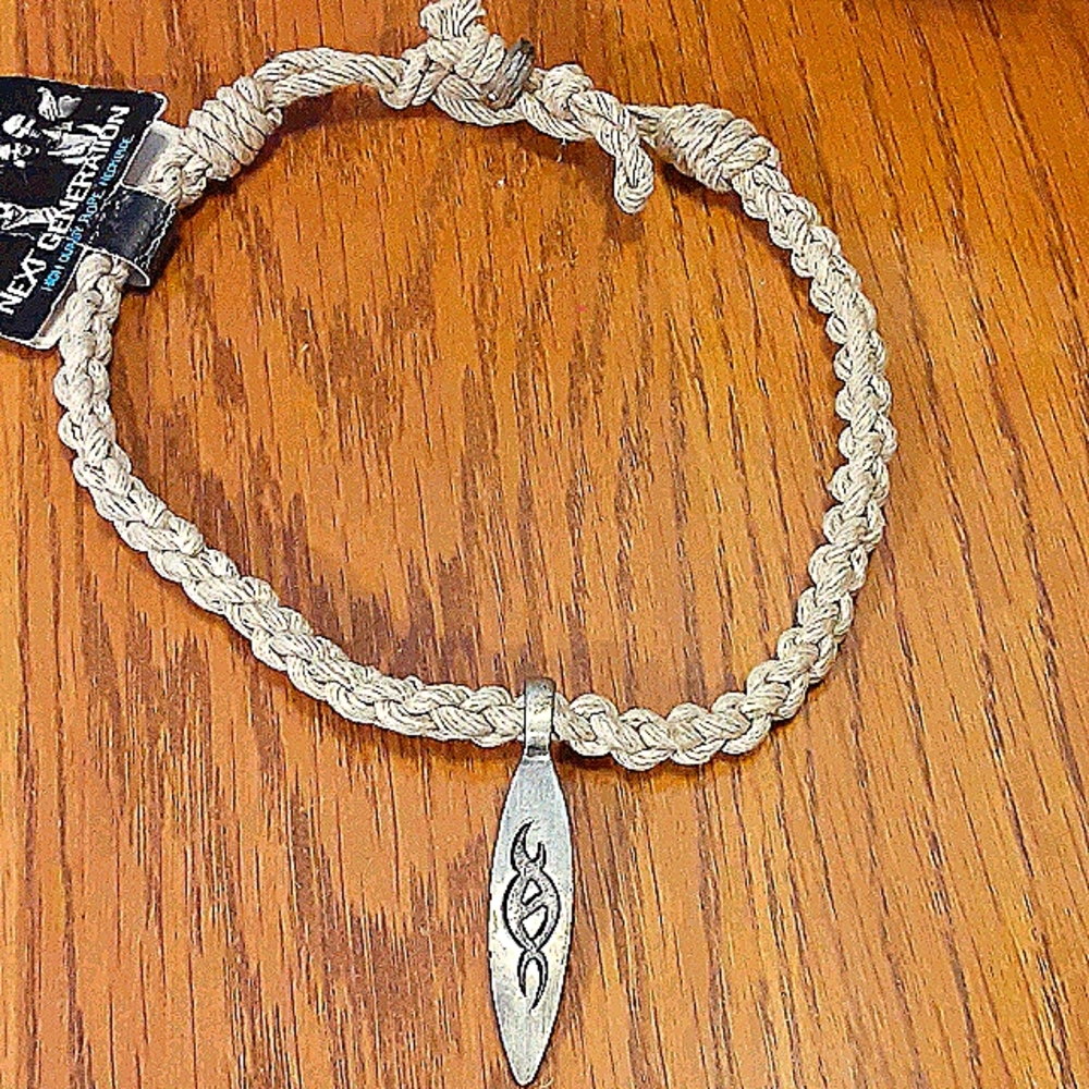Mens rope beach style choker sexy tan